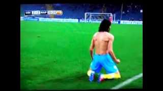 Udinese vs Napoli 2 a 2 Cavani Goal [upl. by Rebmetpes994]