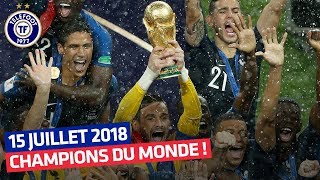 La France championne du monde  15 juillet 2018 [upl. by Bekki]