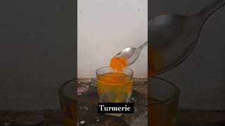 Easy science experiment to do At home school science experiments  turmeric waterdetergent [upl. by Rehpinnej]