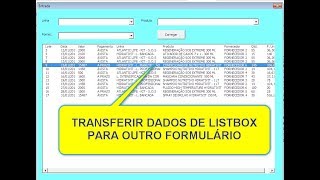 Controle de Estoque com Excel  Enviar Dados de Listbox VBA para Formulário  Aula 16 [upl. by Amhsirak]