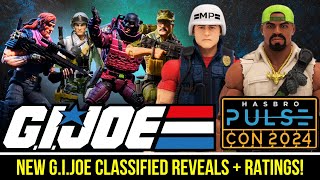 GIJOE Classified 2024 Pulse Con Reveals amp Our Ratings For Each Figure LAW amp ORDER HEAVY DUTY [upl. by Axia290]