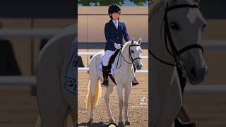 This trend MAIREAD ❤️❤️❤️ horses horseshow graypony dressage connemarapony bestpony [upl. by Hsatan]