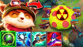 Teemo but my Shrooms are Nuclear Bombs that one shot you 1200 AP ELDER DRAGON [upl. by Mafala]