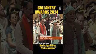 Rashtriya Rifles Sipahi Pawan kumar Posthumous Gallantry Awards 2024 shorts army [upl. by Cirtemed]