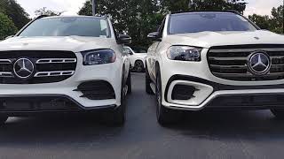 Compare the 2023 vs 2024 Mercedes GLS450 SidebySide  The Refresh [upl. by Eladnwahs154]