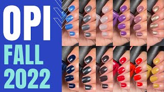 OPI FALL 2022 quotFall Wondersquot Collection  Full review amp swatches [upl. by Aratnahs]