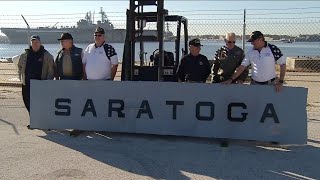 USS Saratoga comes home to Mayport [upl. by Basset]