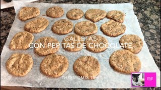 Galletas con pepitas de chocolate Thermomix TM6 y TM5 [upl. by Besse]