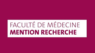 La Faculté de médecine lance une « Mention recherche » dès la 2e année Bachelor [upl. by Hamer]