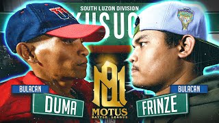 Motus Battle  DUMA vs FRINZE [upl. by Werdna]