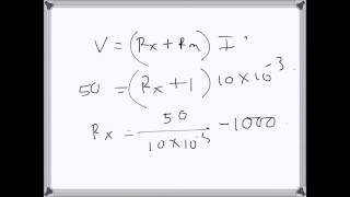 Electrical Engg Voltmeter readingrange problem example [upl. by Kiley220]