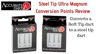 Accurate Dart Ultra Magnum Steel Tip Conversion Points Review [upl. by Raman652]