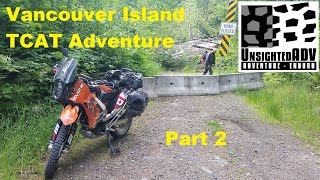 Vancouver Island Adventure Trail Day 2 KTM 1190r DR650 KTM 690 Rally raid [upl. by Gennaro]