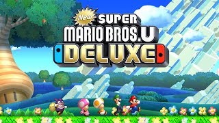 New Super Mario Bros U Deluxe Worlds 19 Full Game All Star Coins [upl. by Magbie]