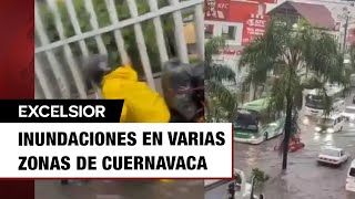 Cuernavaca amanece con inundaciones en varias zonas de la ciudad [upl. by Park790]