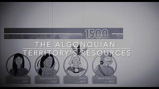 quotThe Algonquian territorys resourcesquot  Algonquians around 1500  Societies amp Territories [upl. by Therron]