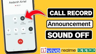 call recording sound off kaise kare  call recording without announcement  call recording sound off [upl. by Hedve]