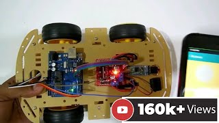 How to Make Bluetooth Controlled Arduino robot car [upl. by Arfihs588]