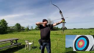 50m barebow at Ottawa Archers 12 [upl. by Yehtomit]