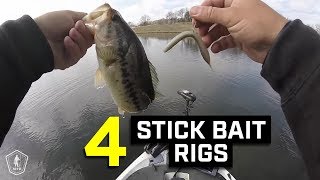 4 Ways To Rig A Senko Style Stick Bait [upl. by Warila]