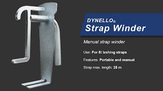 DYNELLO® Strap Winder  Up to 25 meter straps  Handheld and portable [upl. by Nnyletak]