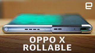 Oppo X 2021 rollable phone handson [upl. by Fasto759]