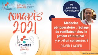 Ma conf dactualisation  Réglage du ventilateur chez le patient chirurgical yatil un consensus [upl. by Gordie]