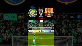 Al Nassr vs Fc Barcelona 😱💔Penaltyshootout pes24 efootball2025 dls24 ronaldo viral shorts [upl. by Irrabaj]