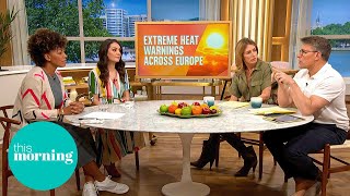 Survivalist Guide How to Stay Safe in Europes Deadly Heatwave  This Morning [upl. by Pitarys599]