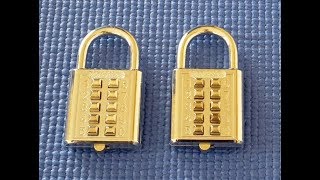 Picking 29 Push button digital combination padlock decoded [upl. by Adlesirhc]