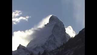 Matterhorn and train ride up to Gornergrat Hotel [upl. by Naihtsirc76]