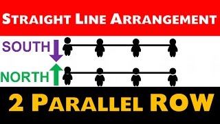 IBPS PO  Two Parallel ROW Seating Arrangement Problem  Part 6 [upl. by Hcone]