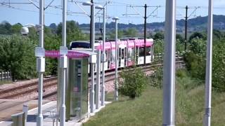 Ingliston Park and Ride Tram Stop Edinburgh Scotland [upl. by Celie]