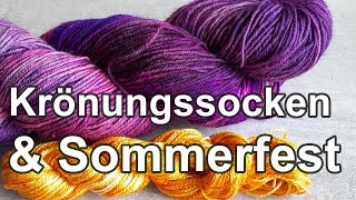 Krönungssocken stricken und unser Frst im Sommer 2023  Strickpodcast 184 [upl. by Ariuqahs]