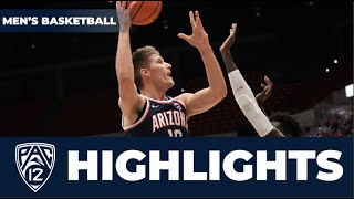 No 6 Arizona vs Washington State  Game Highlights  Mens College Basketball  202223 Season [upl. by Malachi]