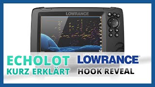 Lowrance Hook Reveal  Echolot kurz erklärt  Echolotzentrumde [upl. by Eixor]