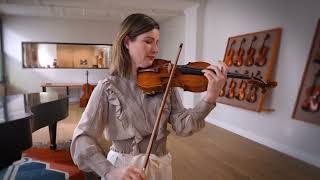 Stella Chen and Lisa Batiashvili play the c 1731 Baltic Guarneri del Gesù violin [upl. by Riggins]