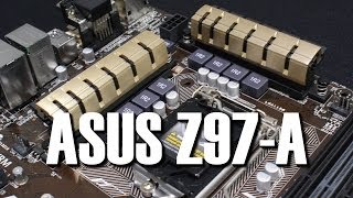 Asus Z97 A Motherboard Preview [upl. by Netsrek618]