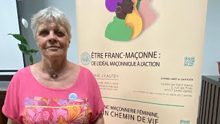 Catherine Lyautey Grande Maitresse de la Grande Loge Féminine de France en visite à la Réunion [upl. by Elagiba]