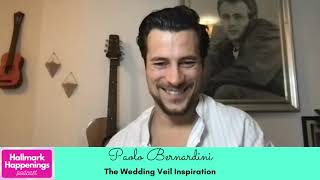 INTERVIEW Actor PAOLO BERNARDINI from The Wedding Veil Inspiration Hallmark Channel [upl. by Arehahs]