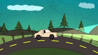 2D Car Animation Test [upl. by Lauber]