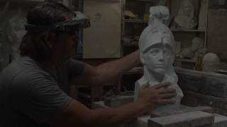 Sculpting  Direct Marble Carving 28 Day Twenty [upl. by Attelrac166]