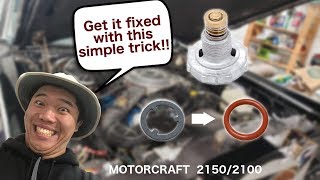 HOW TO Power Valve Gasket Leak Permanent Fix MOTORCRAFT 21502100 [upl. by Horten]