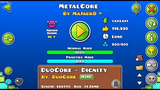 MetalCore by MaJackO 409th Demon  Geometry Dash [upl. by Lenhart343]