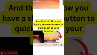 Add a desktop short cut to your taskbar [upl. by Gillette333]