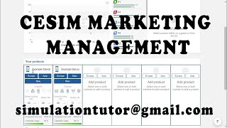 CESIM marketing management simulation [upl. by Nobie]