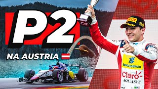 Pódio INCRÍVEL na F2 P2 para Enzo Fittipaldi na Áustria [upl. by Tedmund]