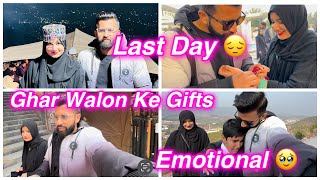 Emotional 🥹  Ghar Walon Ke Gifts  Last Day 😒  Malik Waqar Vlogs [upl. by Irvin]