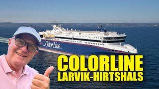 MET COLORLINE LARVIK NAAR HIRTSHALS  Jos Vlogt [upl. by Ozner]