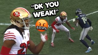 DK Metcalf Vs Josh Norman GOT HEATED 🤬 TRASH TALK WR Vs CB 49ers Vs Seahawks highlights [upl. by Charmaine]